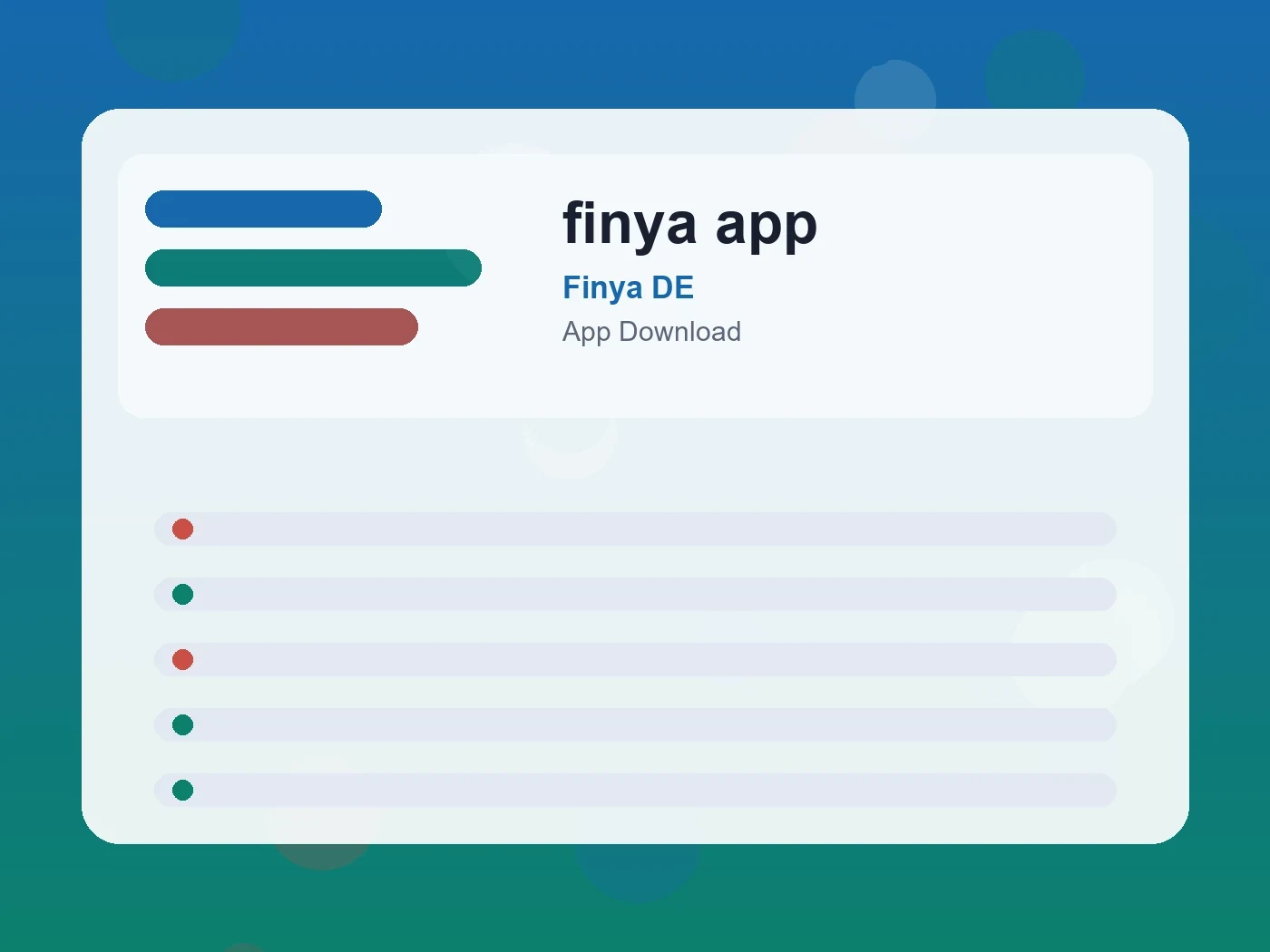 Finya DE finya app guide visual