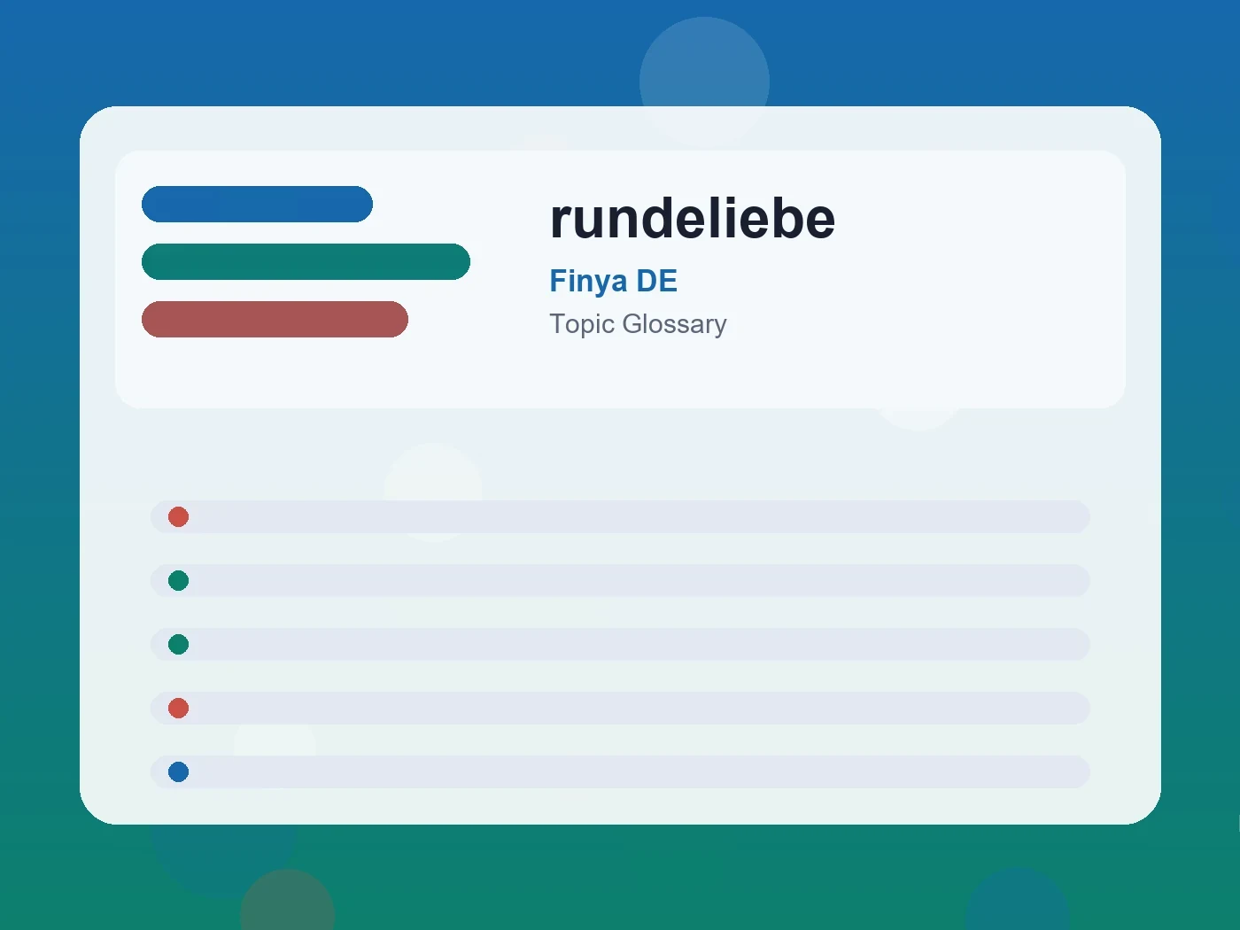 Finya DE rundeliebe guide visual