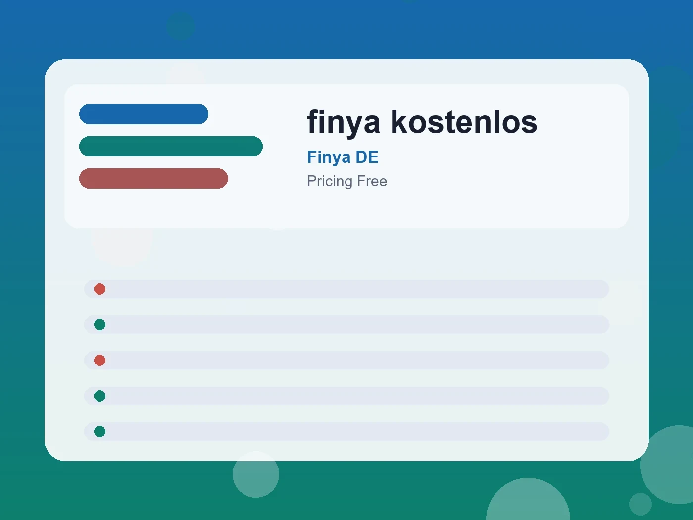 Finya DE finya kostenlos guide visual