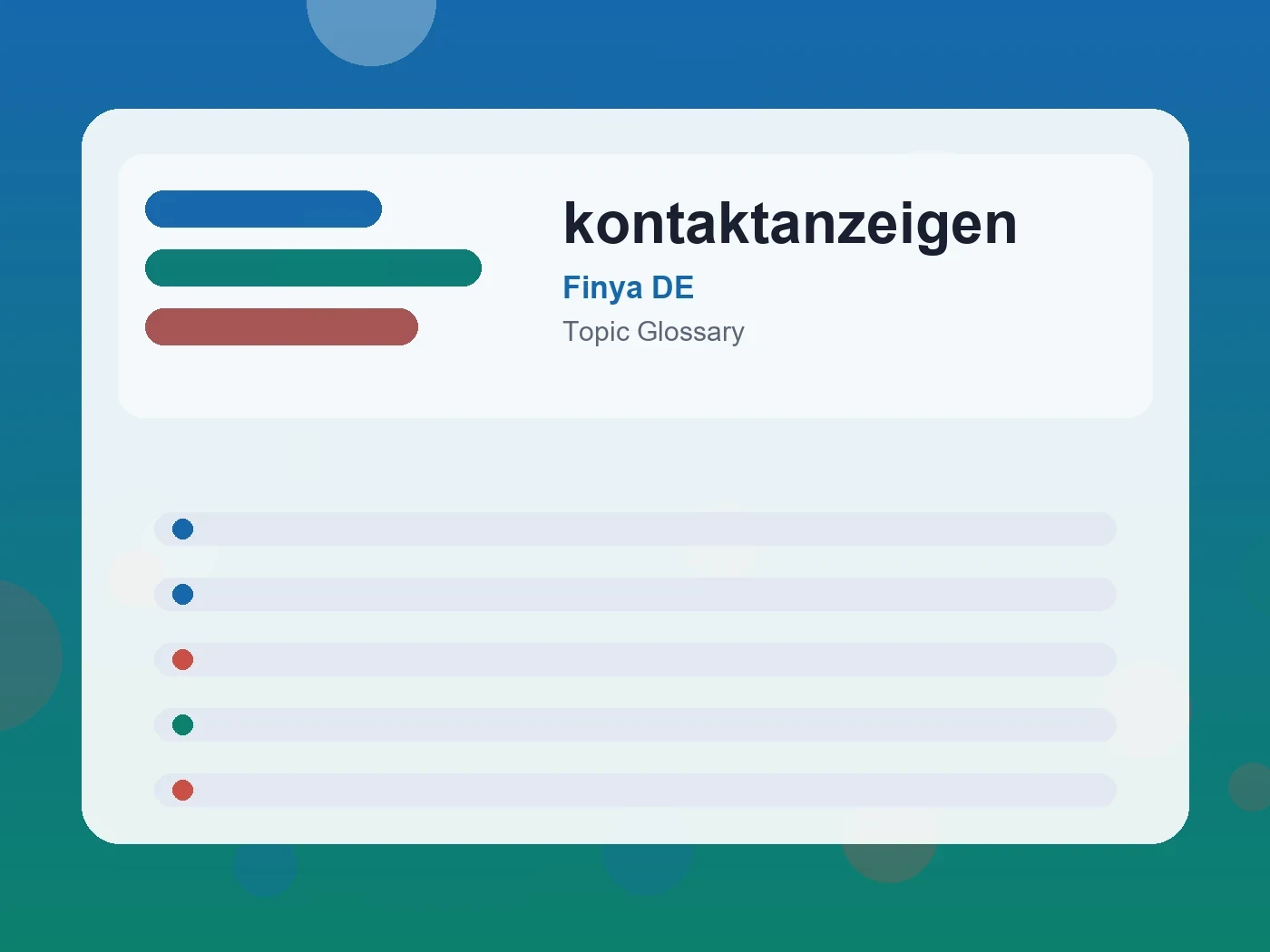 Finya DE kontaktanzeigen guide visual