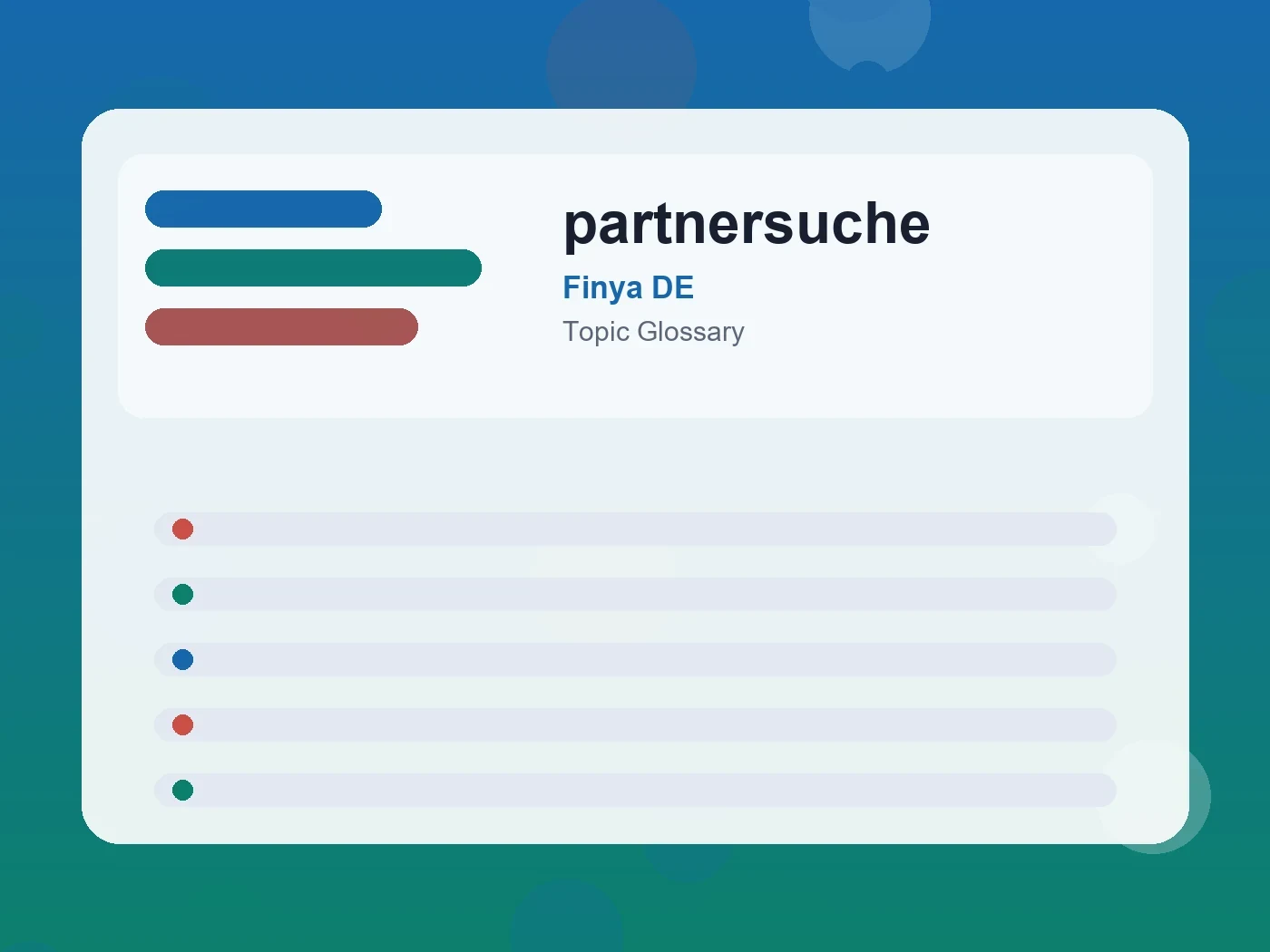 Finya DE partnersuche guide visual