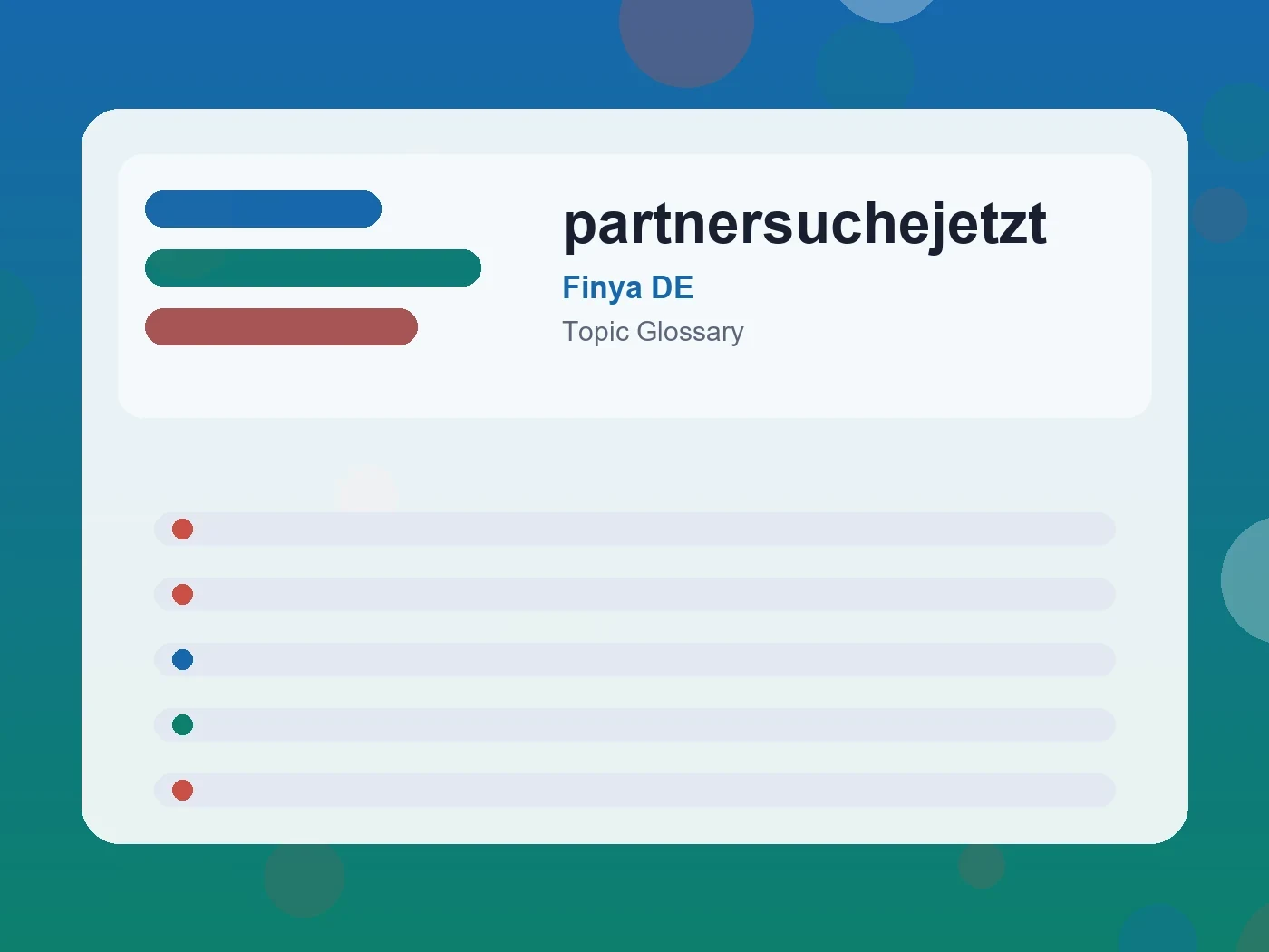 Finya DE partnersuchejetzt guide visual