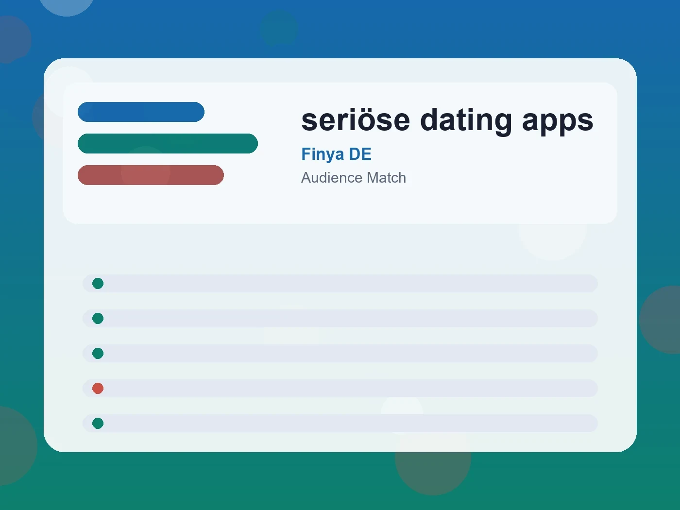 Finya DE seriöse dating apps guide visual