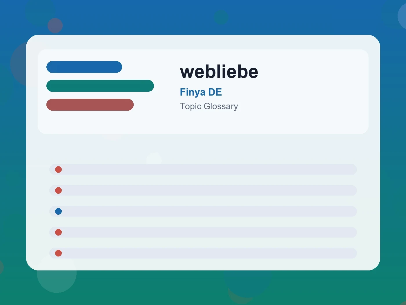 Finya DE webliebe guide visual