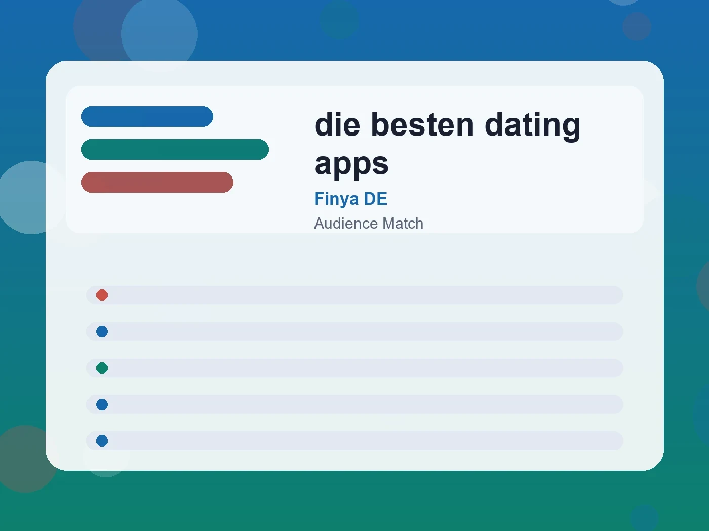 Finya DE die besten dating apps guide visual
