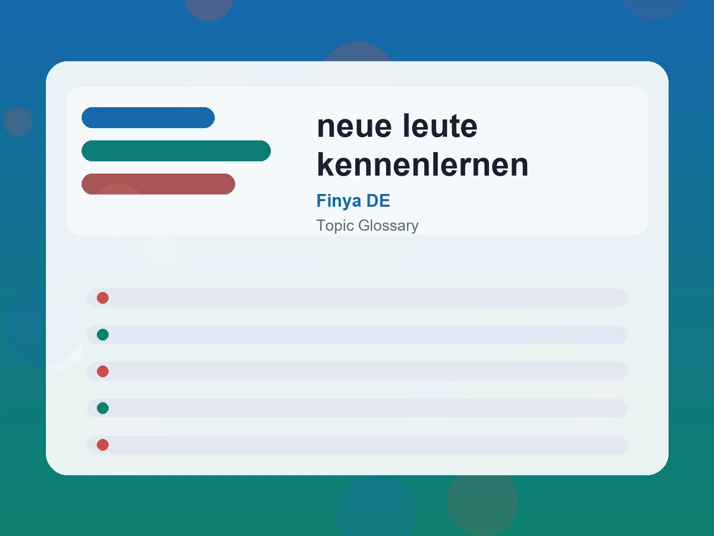 Finya DE neue leute kennenlernen guide visual