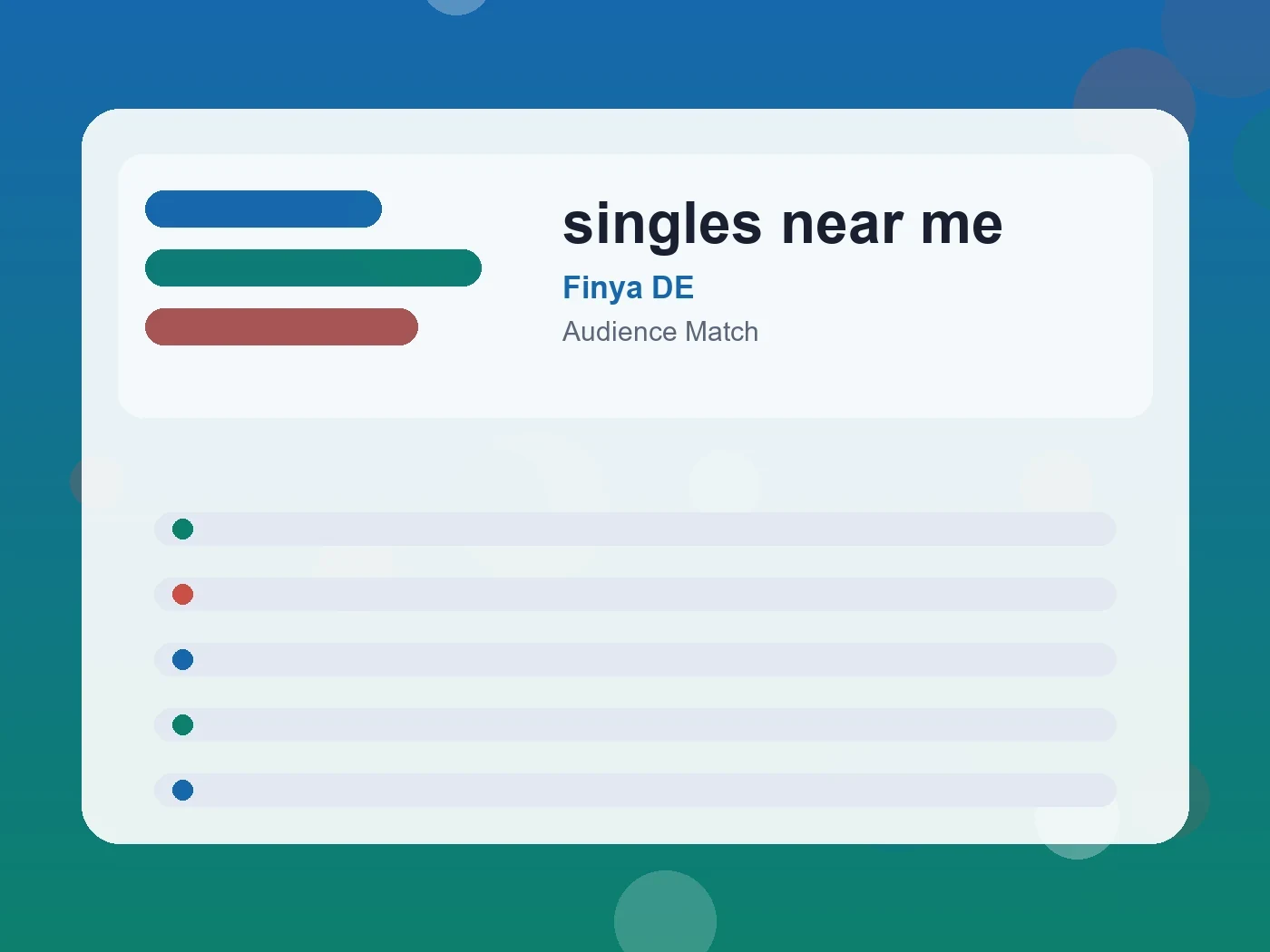 Finya DE singles near me guide visual